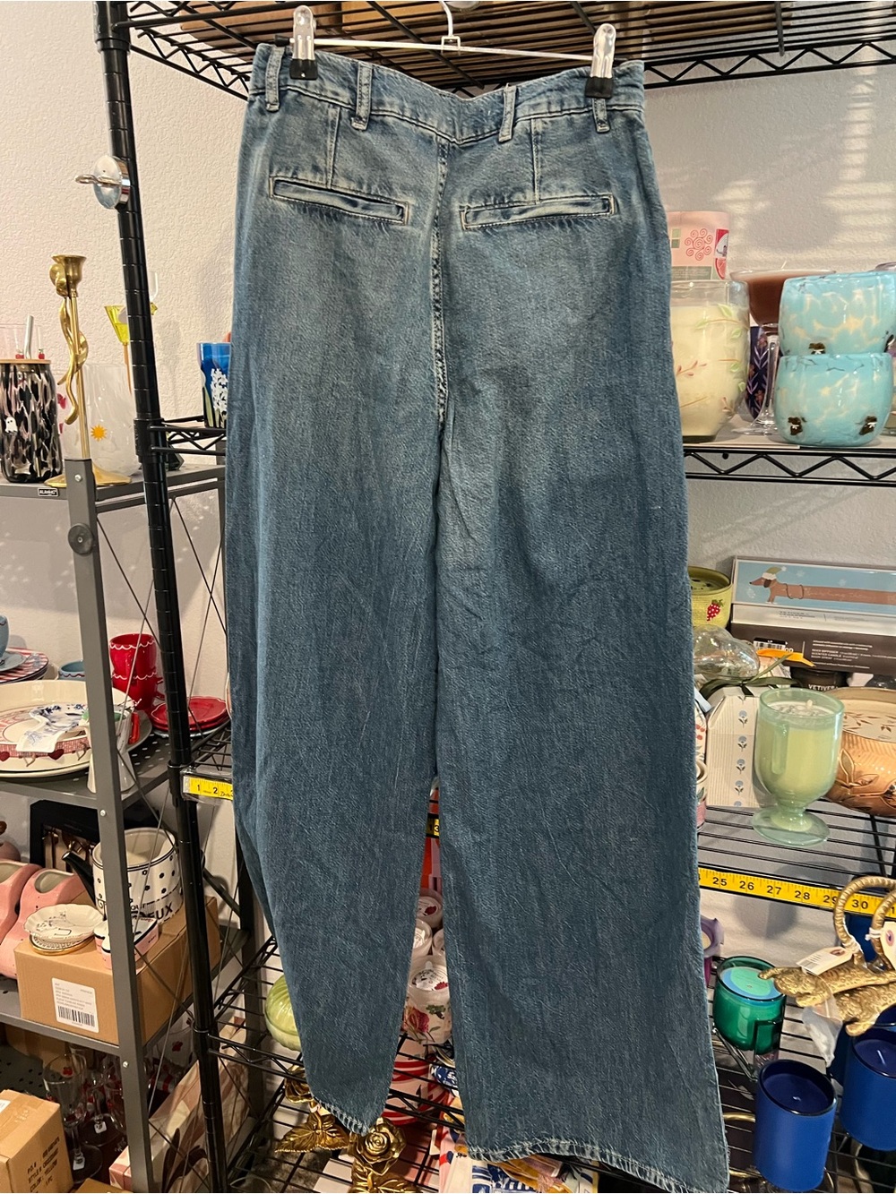 Anthropologie Pilcro Pleated High-Rise Wide-Leg Jeans, Various Sizes - Picture 9 of 9